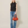 Small Boston Coral & Orange Heavy Grain – The Occasionwear Edit Small Boston Coral & Orange Heavy Grain – The Occasionwear Edit