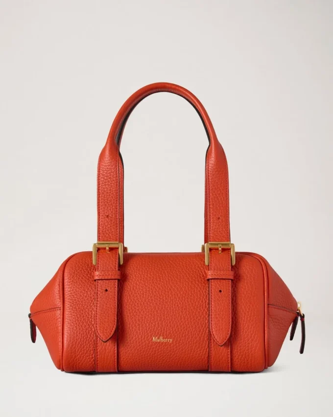 Small Boston Coral & Orange Heavy Grain – The Occasionwear Edit Small Boston Coral & Orange Heavy Grain – The Occasionwear Edit