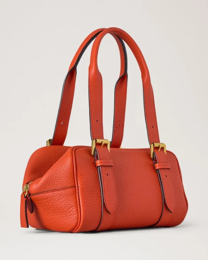 Small Boston Coral & Orange Heavy Grain – The Occasionwear Edit Small Boston Coral & Orange Heavy Grain – The Occasionwear Edit