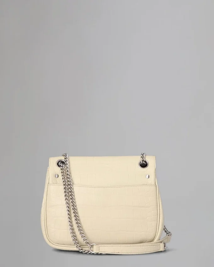 Small Darley Shoulder Bag Begagnad Chalk Soft Croc Small Darley Shoulder Bag Begagnad Chalk Soft Croc
