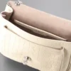 Small Darley Shoulder Bag Begagnad Chalk Soft Croc Small Darley Shoulder Bag Begagnad Chalk Soft Croc