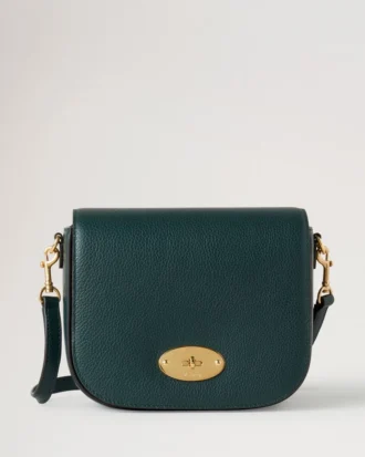 Small Darley-skolväska Mulberry Green Small Classic Grain