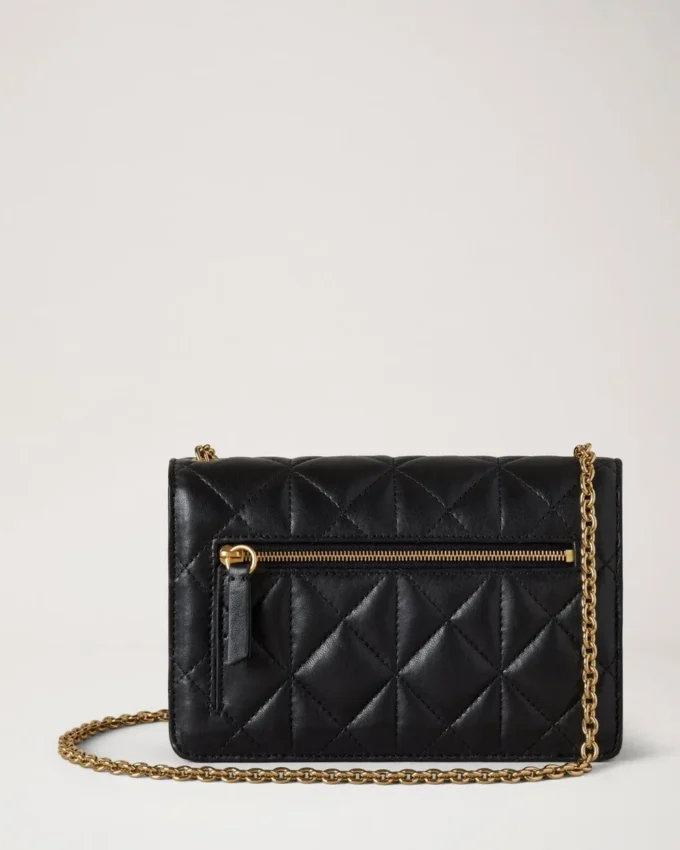 Small Darley Svart Quiltad Nappa Dam Small Darley Svart Quiltad Nappa Dam