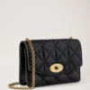 Small Darley Svart Quiltad Nappa Dam Small Darley Svart Quiltad Nappa Dam