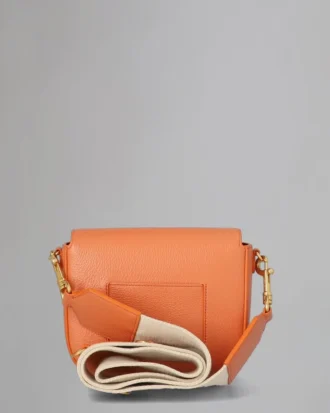 Small Darley-väska Pre-Loved Apricot Small Classic Grain