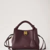 Small Iris Black Cherry Heavy Grain Women Small Iris Black Cherry Heavy Grain Women