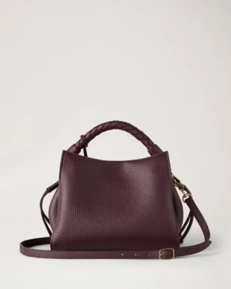 Small Iris Black Cherry Heavy Grain Women