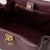 Small Iris Black Cherry Heavy Grain Women Small Iris Black Cherry Heavy Grain Women