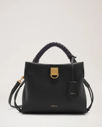 Small Iris Black & Midnight Heavy Grain Women