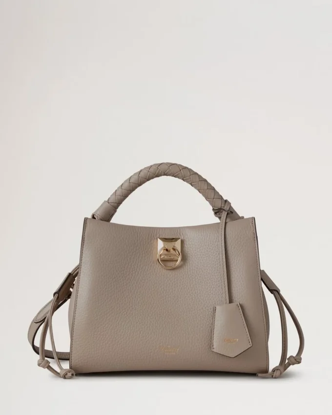 Small Iris Cashmere Taupe Heavy Grain Women Small Iris Cashmere Taupe Heavy Grain Women