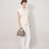 Small Iris Cashmere Taupe Heavy Grain Women Small Iris Cashmere Taupe Heavy Grain Women