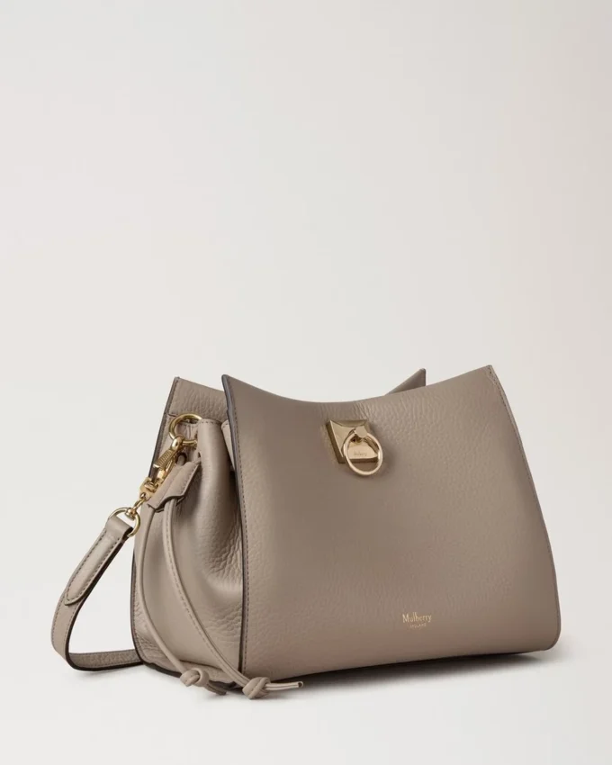 Small Iris Cashmere Taupe Heavy Grain Women Small Iris Cashmere Taupe Heavy Grain Women