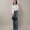 Small Iris Night Sky Heavy Grain & Silky Calf Women