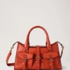 Small Roxanne Coral Orange Small Classic Grain the Occasionwear Edit Small Roxanne Coral Orange Small Classic Grain the Occasionwear Edit