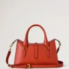 Small Roxanne Coral Orange Small Classic Grain the Occasionwear Edit Small Roxanne Coral Orange Small Classic Grain the Occasionwear Edit