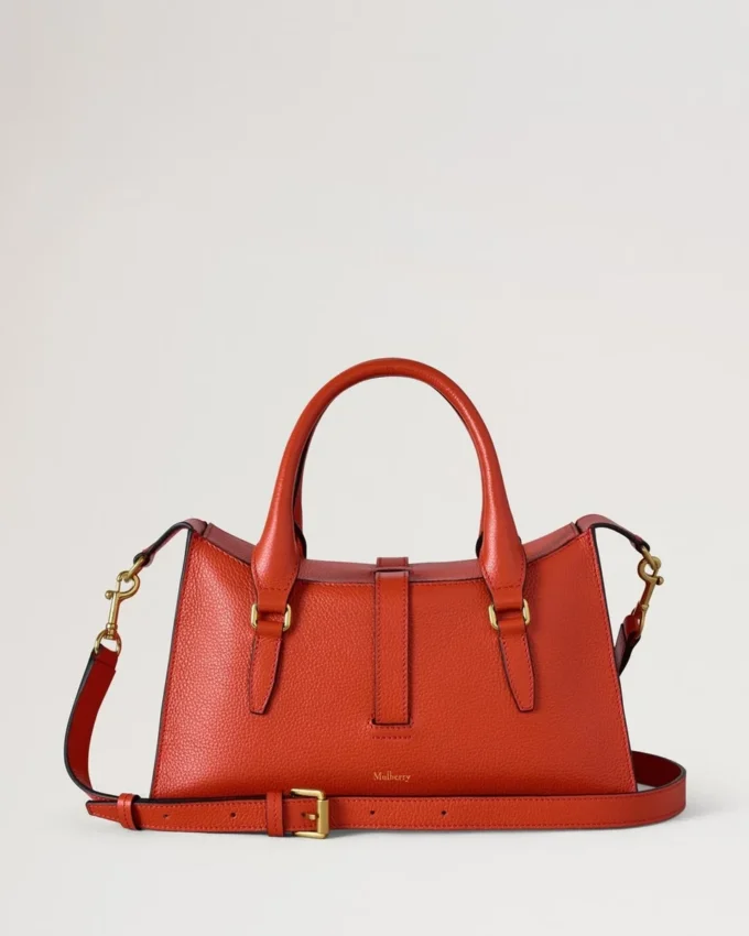 Small Roxanne Coral Orange Small Classic Grain the Occasionwear Edit Small Roxanne Coral Orange Small Classic Grain the Occasionwear Edit