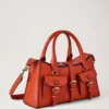 Small Roxanne Coral Orange Small Classic Grain the Occasionwear Edit Small Roxanne Coral Orange Small Classic Grain the Occasionwear Edit