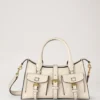 Small Roxanne Eggshell High Shine Leather Women Small Roxanne Eggshell High Shine Leather Women