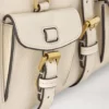 Small Roxanne Eggshell High Shine Leather Women Small Roxanne Eggshell High Shine Leather Women