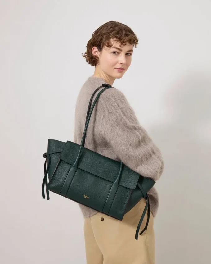 Small Soft Bayswater Mulberry Green Heavy Grain