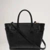 Small Zipped Bayswater Black Small Classic Grain