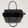 Small Zipped Bayswater Black Small Classic Grain