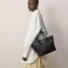 Small Zipped Bayswater Black Small Classic Grain