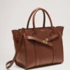 Small Zipped Bayswater Ek tvåfärgad Small klassisk korn