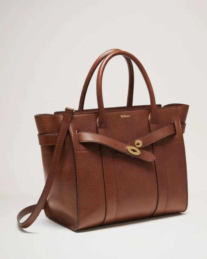 Small Zipped Bayswater Ek tvåfärgad Small klassisk korn