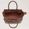 Small Zipped Bayswater Ek tvåfärgad Small klassisk korn