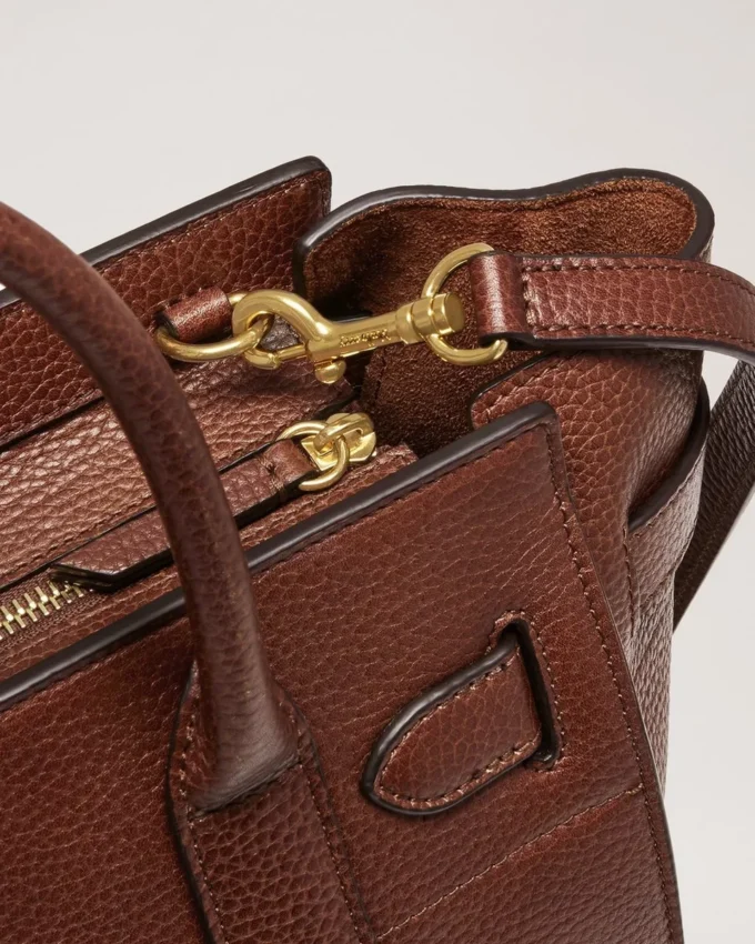 Small Zipped Bayswater Ek tvåfärgad Small klassisk korn