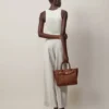 Small Zipped Bayswater Ek tvåfärgad Small klassisk korn
