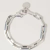 Softie-armband silver Silverpläterad mässing Damer Softie-armband silver Silverpläterad mässing Damer