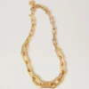 Softie Chunky Halsband Guldpläterad mässing Dam Softie Chunky Halsband Guldpläterad mässing Dam