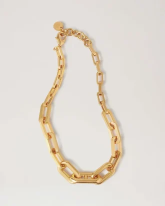Softie Chunky Halsband Guldpläterad mässing Dam Softie Chunky Halsband Guldpläterad mässing Dam