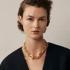 Softie Chunky Halsband Guldpläterad mässing Dam Softie Chunky Halsband Guldpläterad mässing Dam