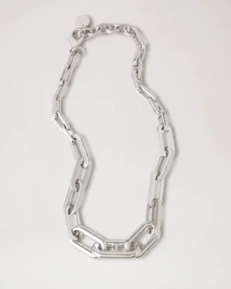 Softie Chunky halsband i silverpläterad mässing för kvinnor Softie Chunky halsband i silverpläterad mässing för kvinnor