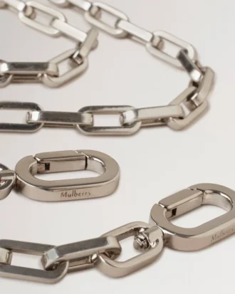 Softie kedjerem i silvermetall för kvinnor