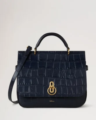 Stor Amberley-väska med handtag, Night Sky Matte Big Croc
