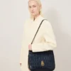 Stor Amberley-väska med handtag, Night Sky Matte Big Croc