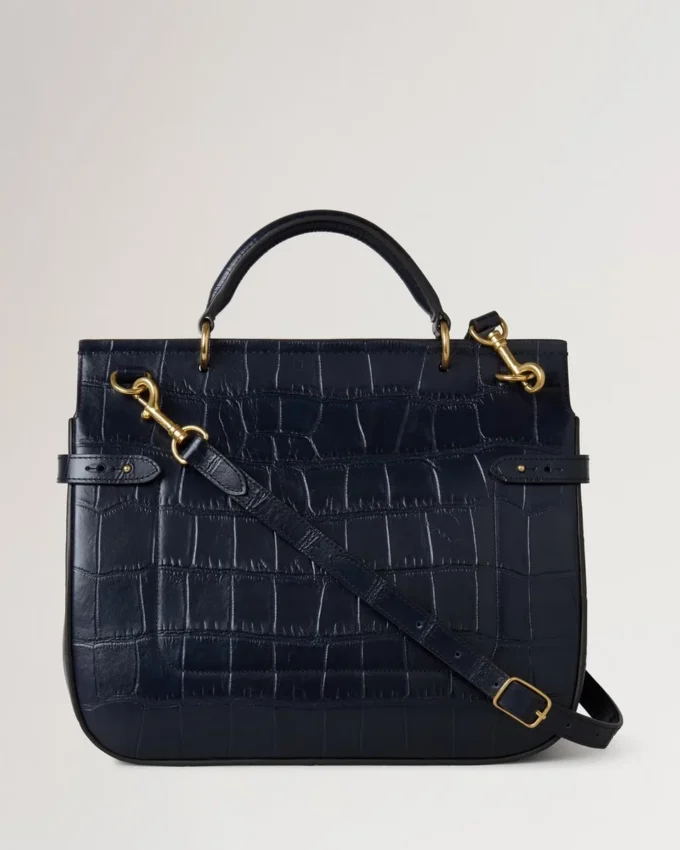 Stor Amberley-väska med handtag, Night Sky Matte Big Croc