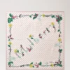 Stor fyrkantig scarf – Riverside Floral Blossom rosa silkestwill