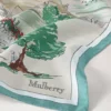 Stor fyrkantig scarf – Town & Country, mångfärgad silketwill