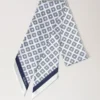 Stor smal scarf – Mulberry Tree Eggshell återvunnen polyester Stor smal scarf – Mulberry Tree Eggshell återvunnen polyester