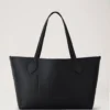 Tree Tote Black Heavy Grain Women