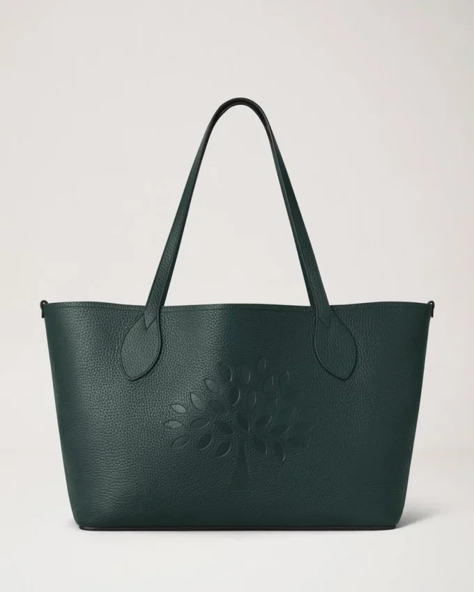 Tree Tote Mulberry Green Heavy Grain Women