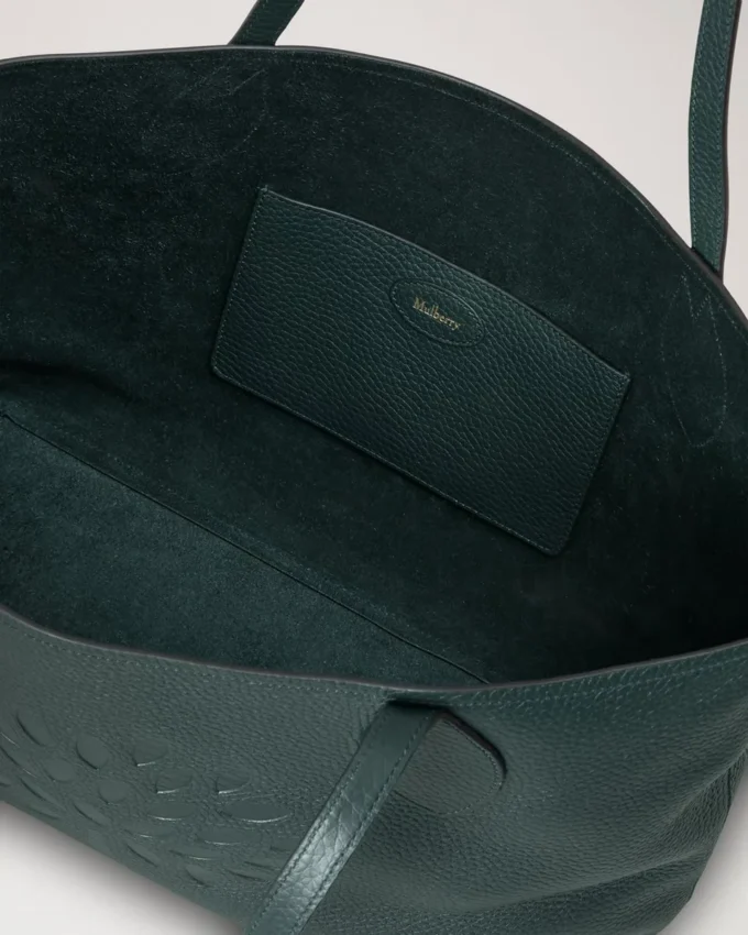 Tree Tote Mulberry Green Heavy Grain Women