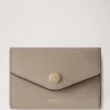 Vikbar plånbok för flera kort, Cashmere Taupe, Small Classic Grain
