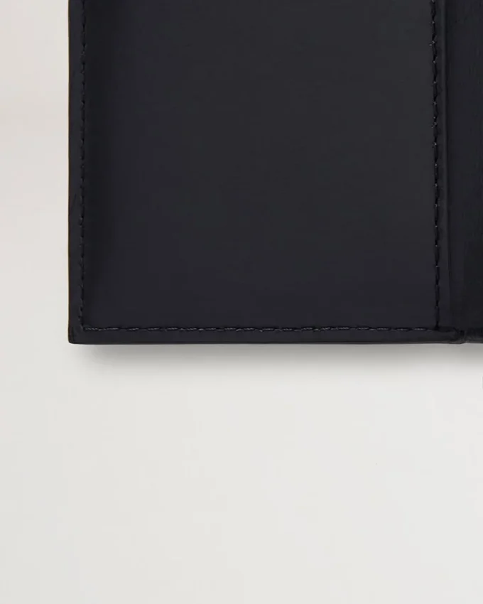 Vikbar plånbok med flera kortfack Mulberry Green Small Classic Grain