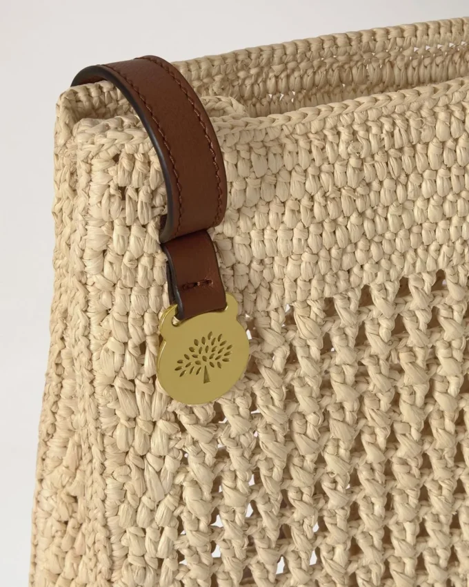 Virkad crossbody-väska Naturlig virkad raffia Sommarutgåva Virkad crossbody-väska Naturlig virkad raffia Sommarutgåva